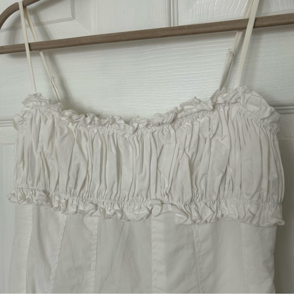 Anthropologie Sunday in Brooklyn White Corset Midi Dress - Picture 6 of 12